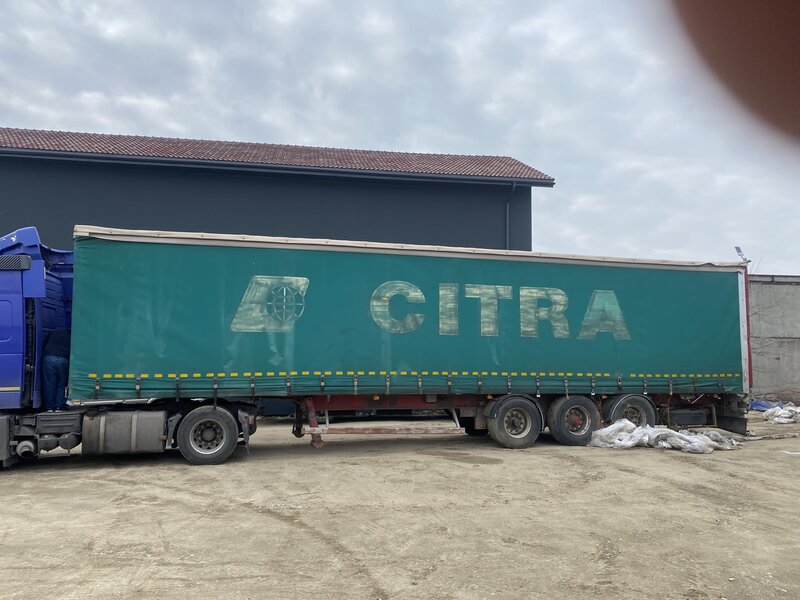 Semiremorca marca Samro Franta